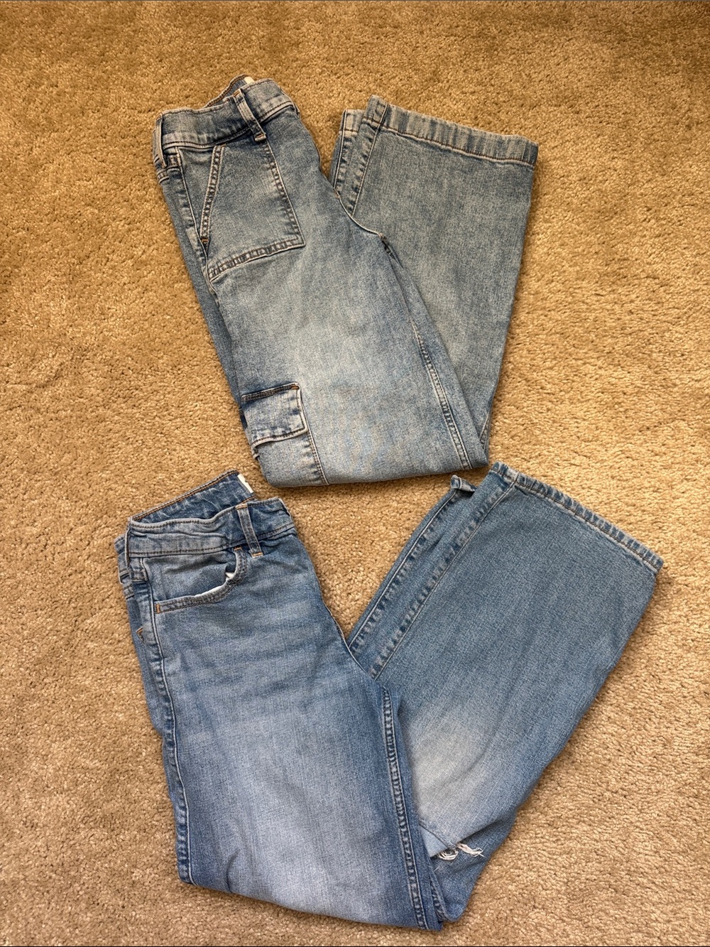Abercrombie kids high rise wide leg 11/12 bundle